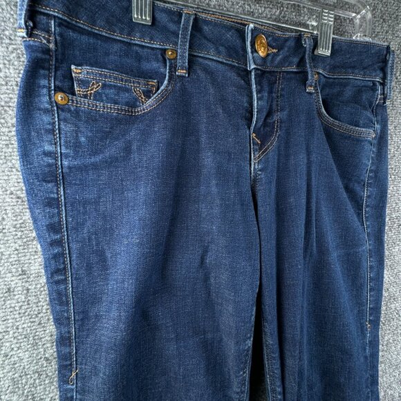 True Religion Women's Sz 29 Boot Cut Denim Blue Jeans Pants Designer Stretch - Picture 3 of 16